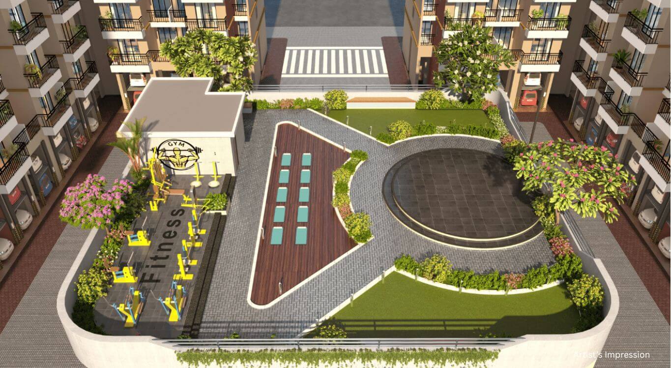 Amenity - Elevated Podium View