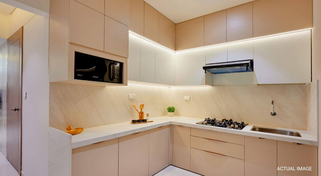1 BHK Luxe Kitchen